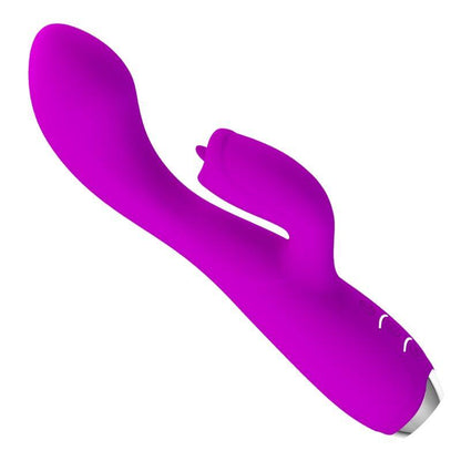 PRETTY LOVE - GLORIA VIBRADOR CONEJO RECARGABLE-IMPERMEABLE MORADO - Sensuana.es