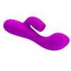 PRETTY LOVE - GLORIA VIBRADOR CONEJO RECARGABLE-IMPERMEABLE MORADO - Sensuana.es