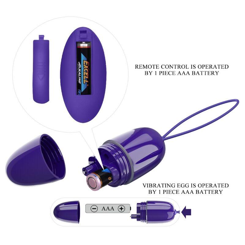 PRETTY LOVE - SELKIE YOUTH MINI HUEVO VIBRADOR CONTROL REMOTO VIOLETA - Sensuana.es