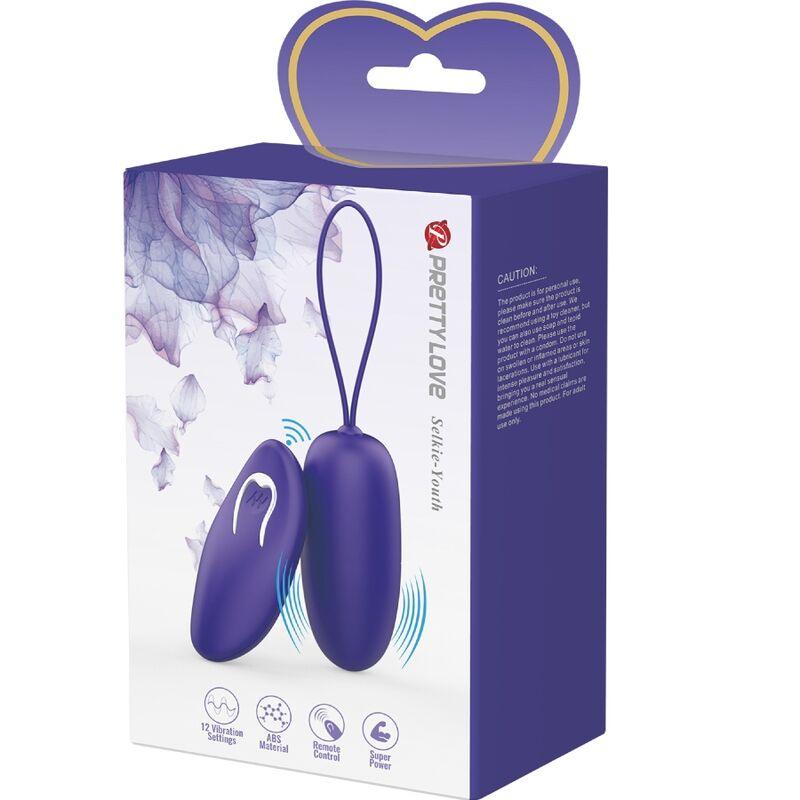 PRETTY LOVE - SELKIE YOUTH MINI HUEVO VIBRADOR CONTROL REMOTO VIOLETA - Sensuana.es