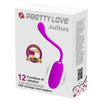 PRETTY LOVE - JULIUS HUEVO VIBRADOR IMPERMEBLE & RECARGABLE MORADO - Sensuana.es