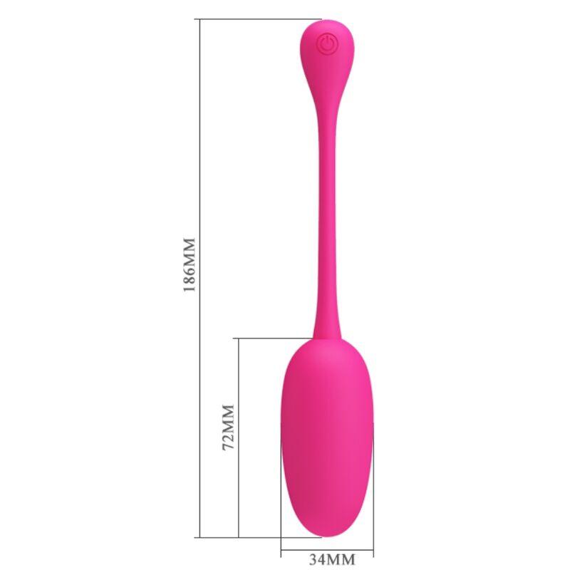 PRETTY LOVE - KNUCKER HUEVO VIBRADOR RECARGABLE ROSA - Sensuana.es