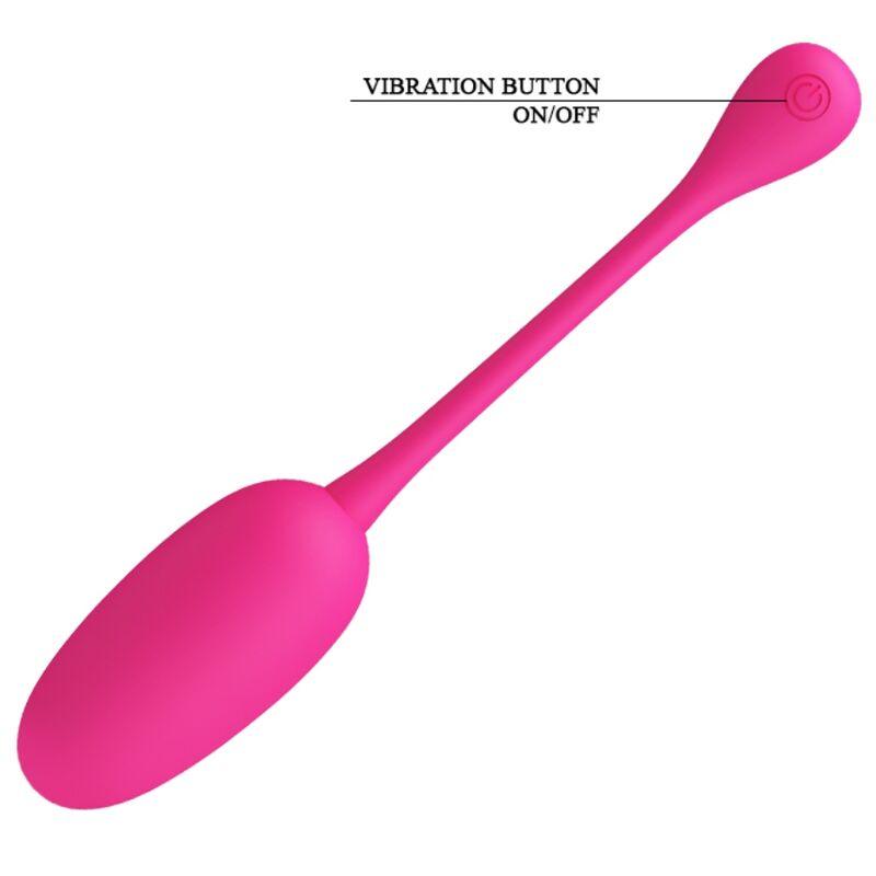 PRETTY LOVE - KNUCKER HUEVO VIBRADOR RECARGABLE ROSA - Sensuana.es