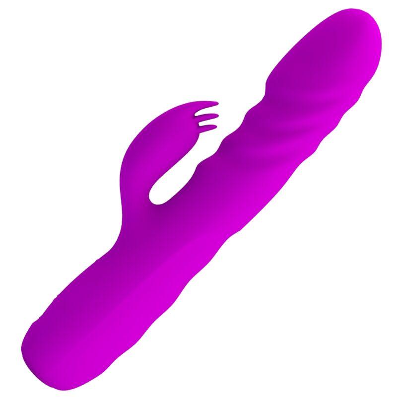 PRETTY LOVE - MELANIE VIBRADOR CONEJO RECARGABLE MORADO - Sensuana.es