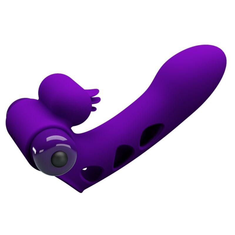 PRETTY LOVE - ORLANDO FUNDA DE DEDO VIBRADOR MORADO - Sensuana.es