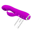 PRETTY LOVE - RACHEL VIBRADOR RECARGABLE CON SUCCIONADOR MORADO - Sensuana.es