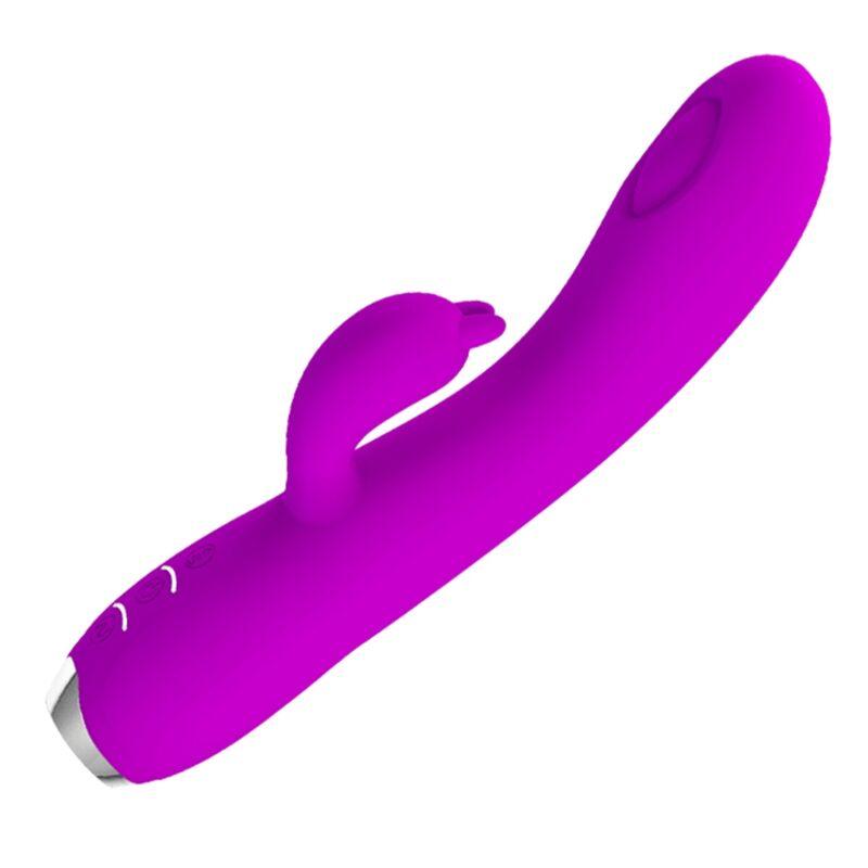 PRETTY LOVE - REGINA VIBRADOR-SUCCIONADOR RECARGABLE MORADO - Sensuana.es