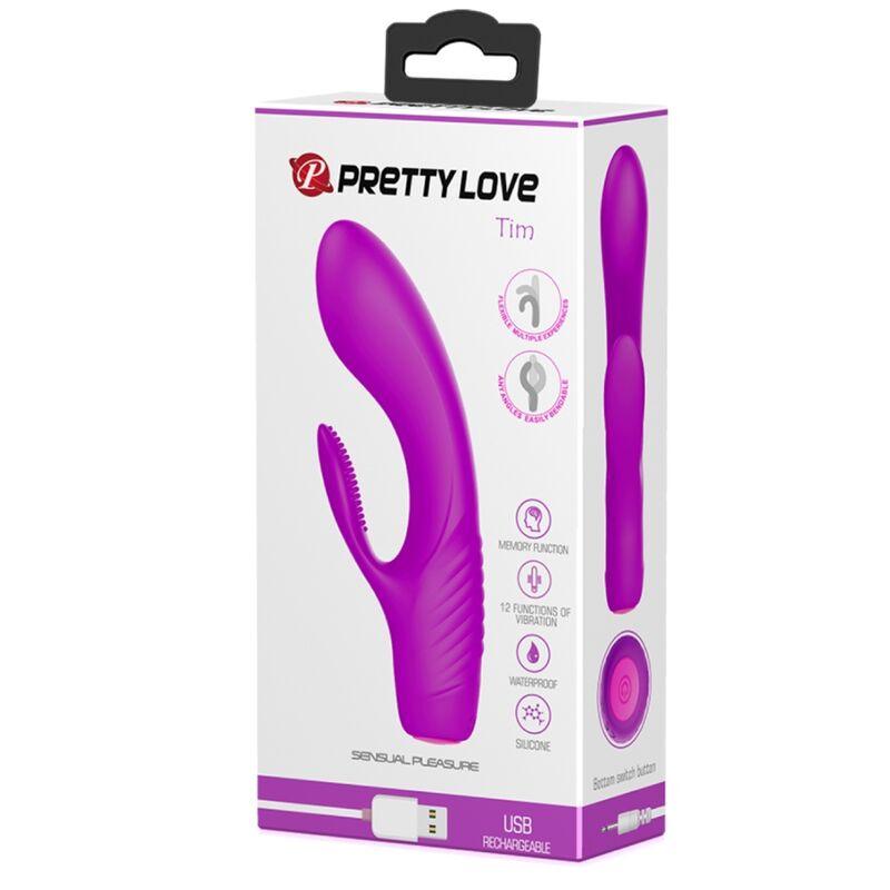 PRETTY LOVE - TIM VIBRADOR RECARGABLE MORADO - Sensuana.es