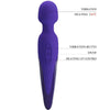 PRETTY LOVE - ANTONY YOUTH VIBRADOR WAND EFECTO CALOR VIOLETA - Sensuana.es