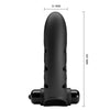 PRETTY LOVE - VANCE FUNDA DEDO VIBRADOR CONEJO NEGRO - Sensuana.es