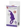 PRETTY LOVE - ANILLO VIBRADOR I CONEJO PARA PENE MORADO - Sensuana.es