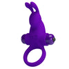 PRETTY LOVE - ANILLO VIBRADOR I CONEJO PARA PENE MORADO - Sensuana.es