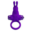 PRETTY LOVE - ANILLO VIBRADOR I CONEJO PARA PENE MORADO - Sensuana.es