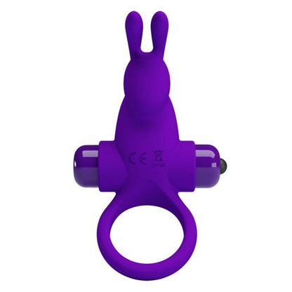 PRETTY LOVE - ANILLO VIBRADOR I CONEJO PARA PENE MORADO - Sensuana.es