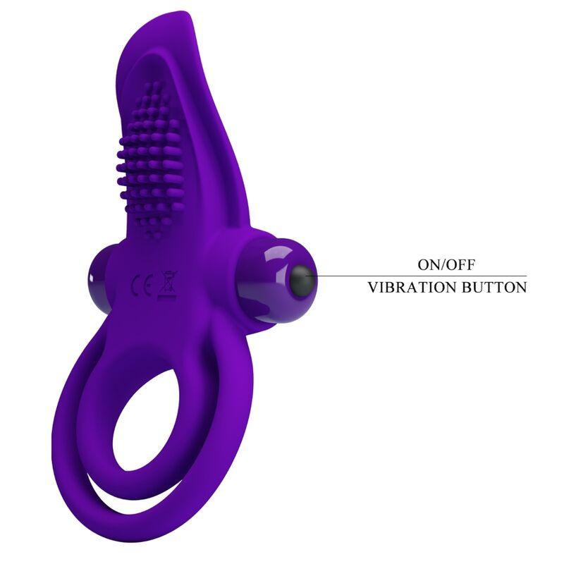 PRETTY LOVE - ANILLO VIBRADOR PARA PENE MORADO - Sensuana.es