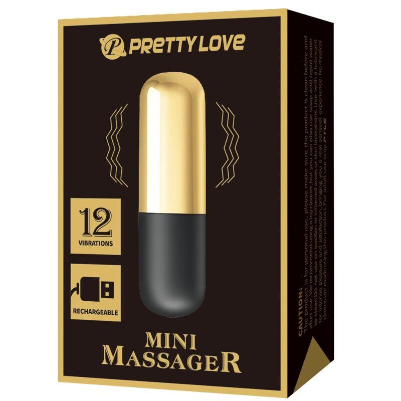 PRETTY LOVE - BALA VIBRADOR RECARGABLE DORADO - Sensuana.es