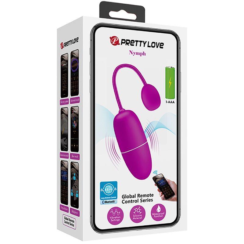 PRETTY LOVE - NYMPH HUEVO VIBRADOR CONTROLADO POR APP VIOLETA - Sensuana.es