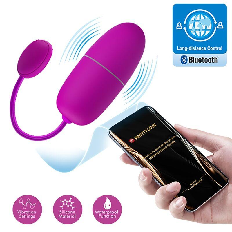 PRETTY LOVE - NYMPH HUEVO VIBRADOR CONTROLADO POR APP VIOLETA - Sensuana.es