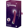 SATISFYER - SPINNING VIBE 1 VIBRADOR ROTADOR G-SPOT RED - Sensuana.es