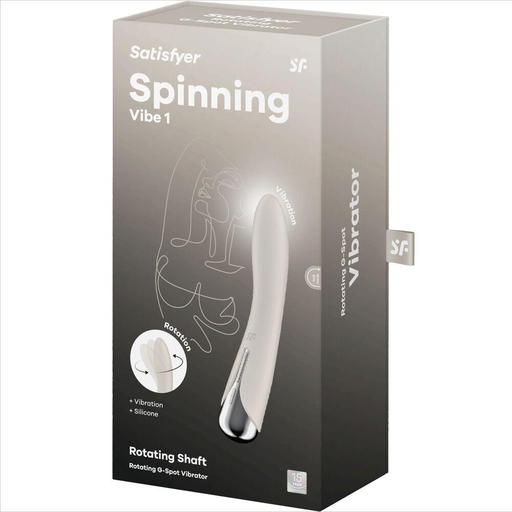 SATISFYER - SPINNING VIBE 1 VIBRADOR ROTADOR G-SPOT RED - Sensuana.es