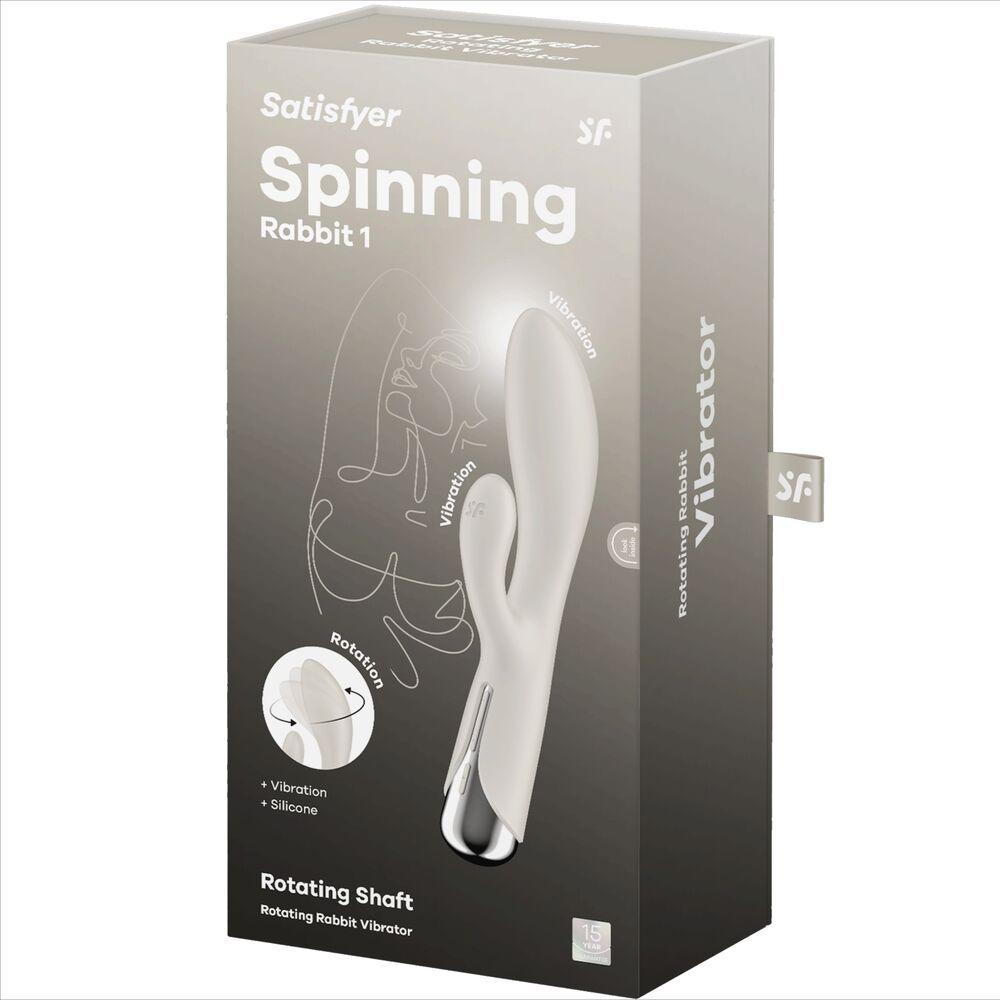 SATISFYER - SPINNING RABBIT 1 ESTIMULACION CLITORIS Y PUNTO G ROJO - Sensuana.es