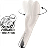 SATISFYER - SPINNING RABBIT 1 ESTIMULACION CLITORIS Y PUNTO G ROJO - Sensuana.es