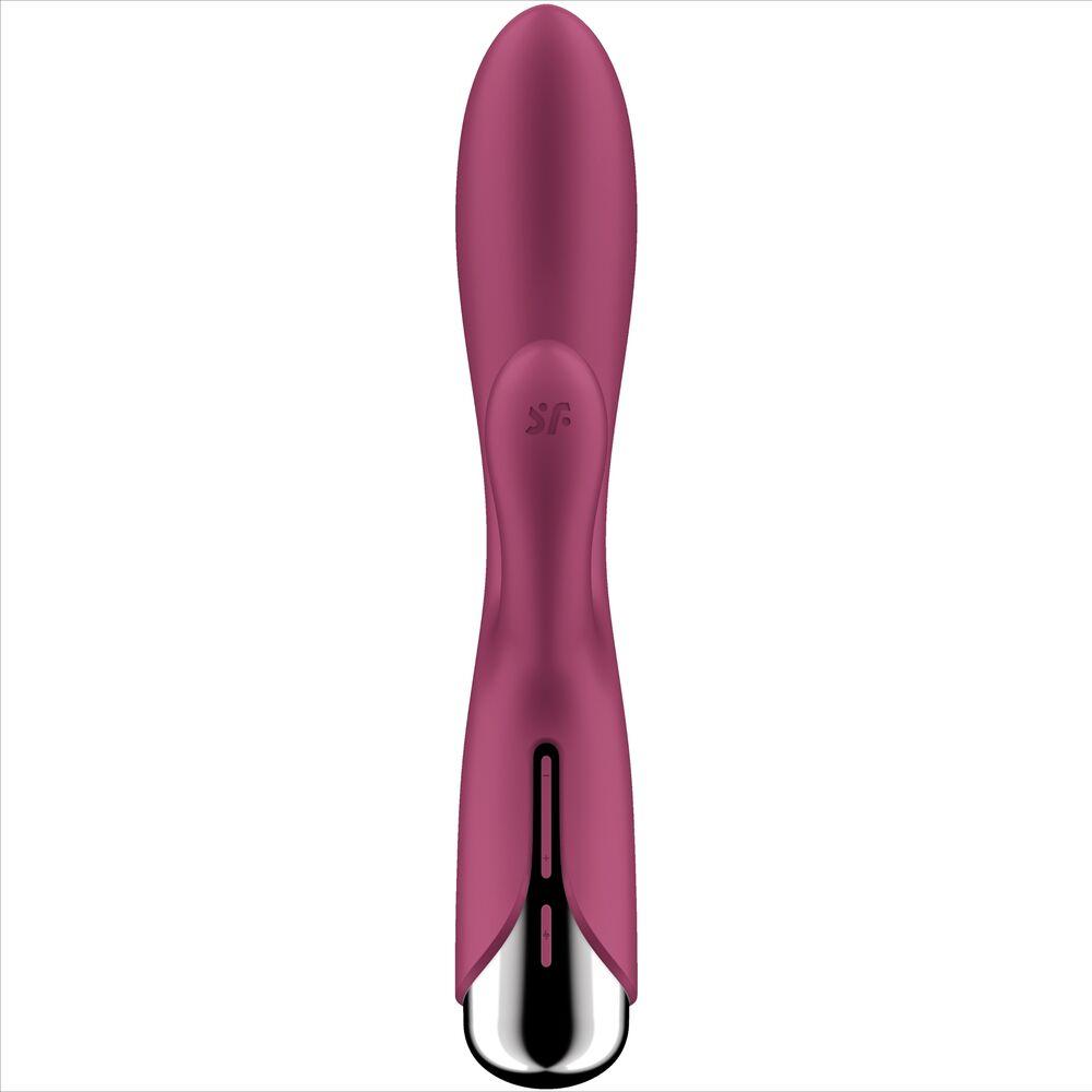 SATISFYER - SPINNING RABBIT 1 ESTIMULACION CLITORIS Y PUNTO G ROJO - Sensuana.es