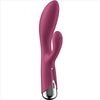 SATISFYER - SPINNING RABBIT 1 ESTIMULACION CLITORIS Y PUNTO G ROJO - Sensuana.es