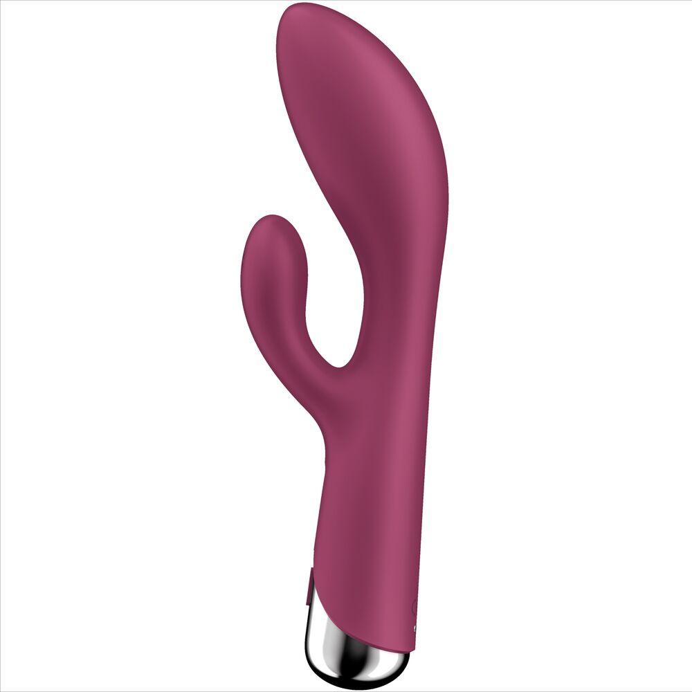 SATISFYER - SPINNING RABBIT 1 ESTIMULACION CLITORIS Y PUNTO G ROJO - Sensuana.es