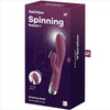 SATISFYER - SPINNING RABBIT 1 ESTIMULACION CLITORIS Y PUNTO G ROJO - Sensuana.es