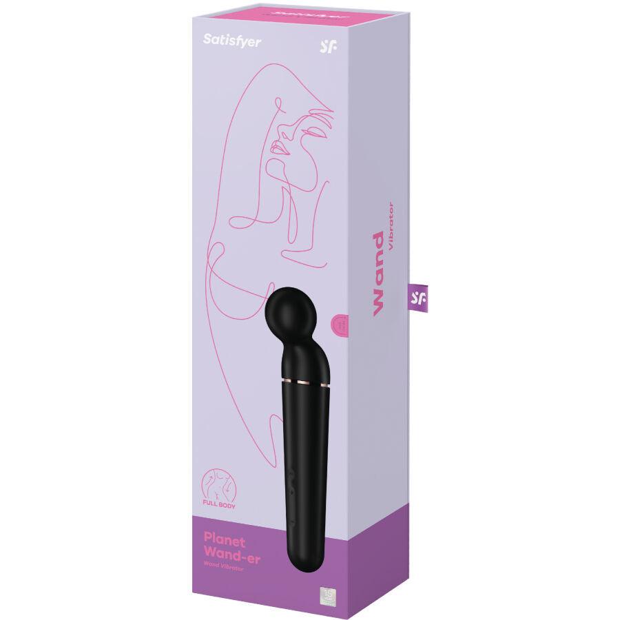 SATISFYER - PLANET WAND-ER MASAJEADOR VIBRADOR BERRY - Sensuana.es