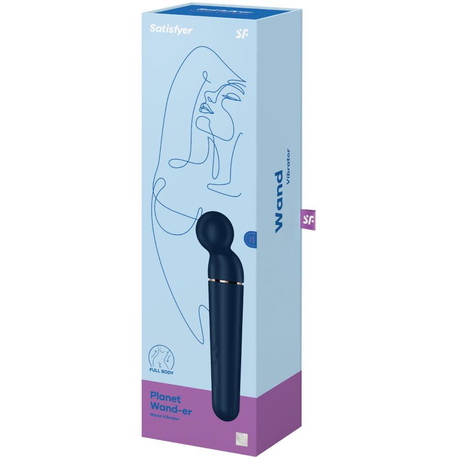 SATISFYER - PLANET WAND-ER MASAJEADOR VIBRADOR BERRY - Sensuana.es