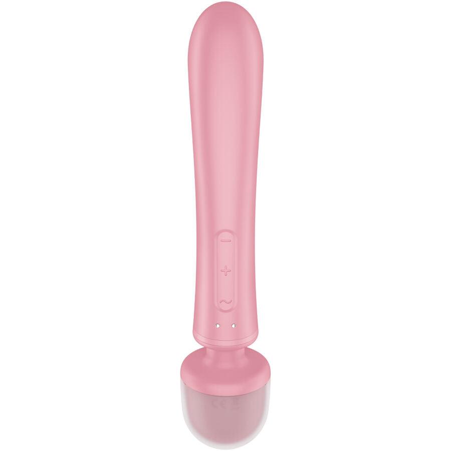 SATISFYER - TRIPLE LOVER MASAJEADOR VIBRADOR RABBIT ROSA - Sensuana.es