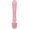 SATISFYER - TRIPLE LOVER MASAJEADOR VIBRADOR RABBIT ROSA - Sensuana.es