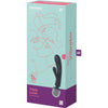 SATISFYER - TRIPLE LOVER MASAJEADOR VIBRADOR RABBIT ROSA - Sensuana.es