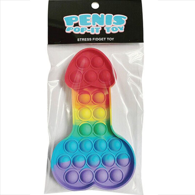 KHEPER GAMES - JUGUETE ANTIESTRES PENIS POP-IT MULTICOLOR - Sensuana.es