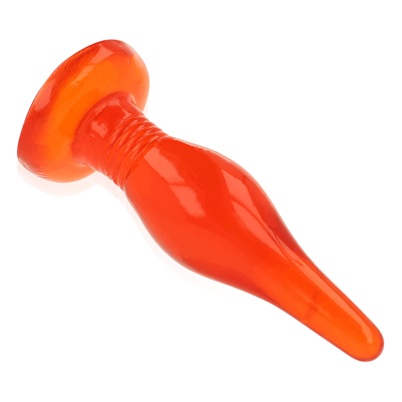 BAILE - PLUG ANAL TACTO SUAVE ROJO 14.2 CM - Sensuana.es