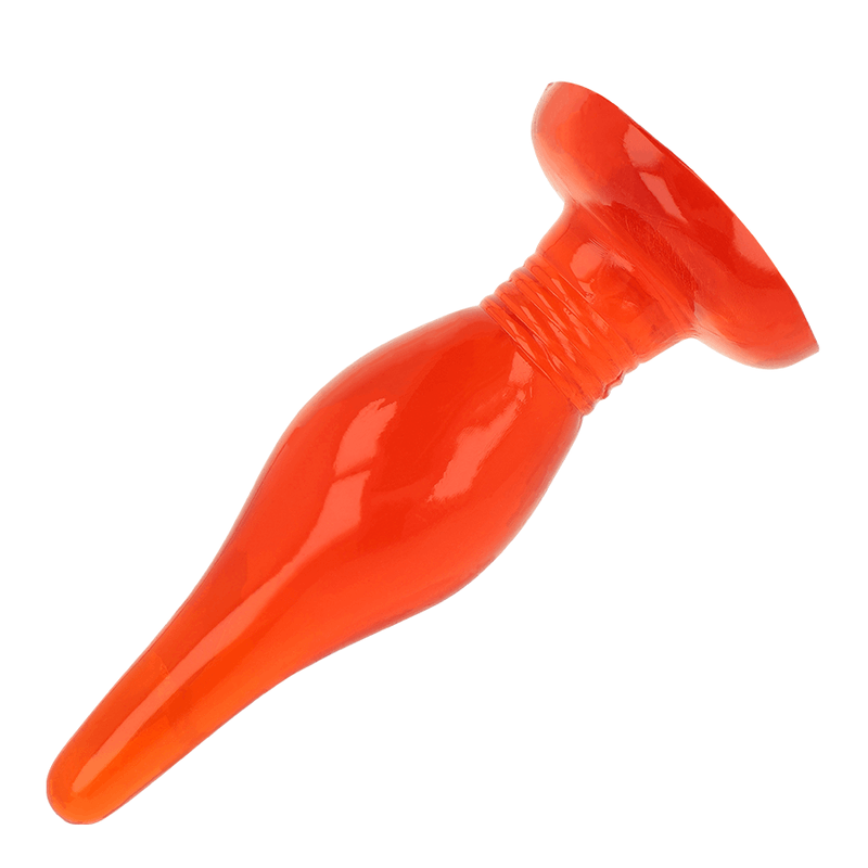 BAILE - PLUG ANAL TACTO SUAVE ROJO 14.2 CM - Sensuana.es