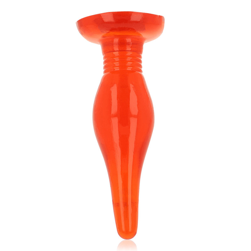 BAILE - PLUG ANAL TACTO SUAVE ROJO 14.2 CM - Sensuana.es