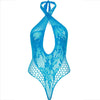 LEG AVENUE - TEDDY HALTER CON ENCAJE AZUL - Sensuana.es