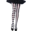 LEG AVENUE - MEDIAS ARLEQUIN NEGRO/BLANCO - Sensuana.es