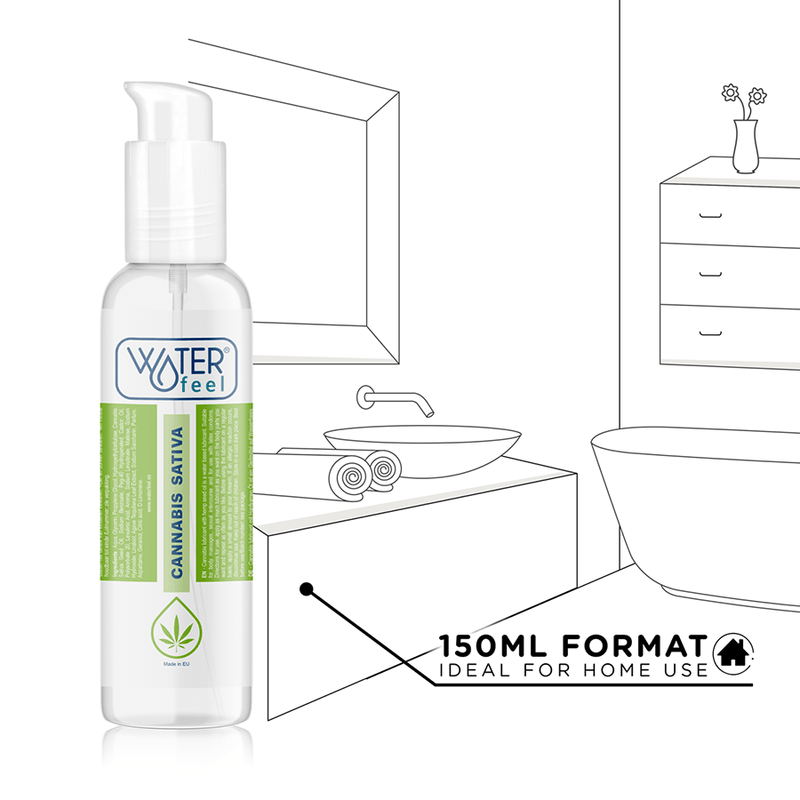 WATERFEEL - LUBRICANTE CANNABIS 150 ML - Sensuana.es