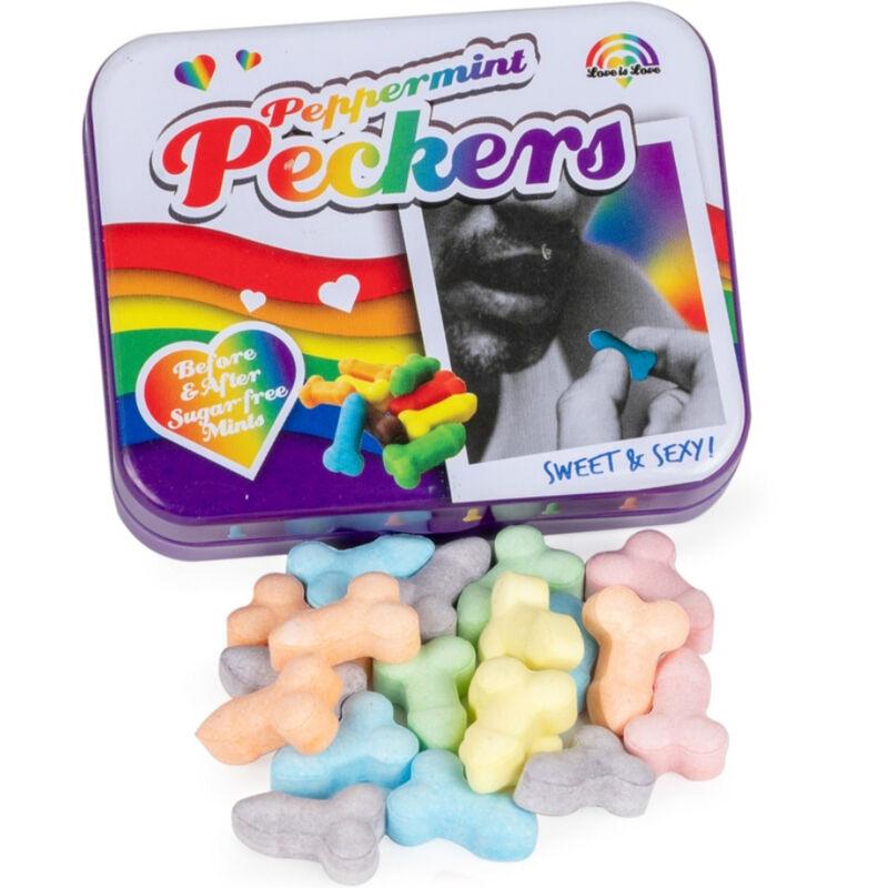 SPENCER & FLEETWOOD - PECKERS CARAMELOS ARCOIRIS DE MENTA - Sensuana.es