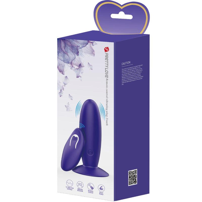 PRETTY LOVE - YOUTH PLUG ANAL VIBRADOR CONTROL REMOTO VIOLETA - Sensuana.es