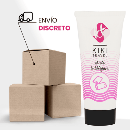 KIKÍ TRAVEL - LUBRICANTE SABOR A CHICLE 50 ML - Sensuana.es