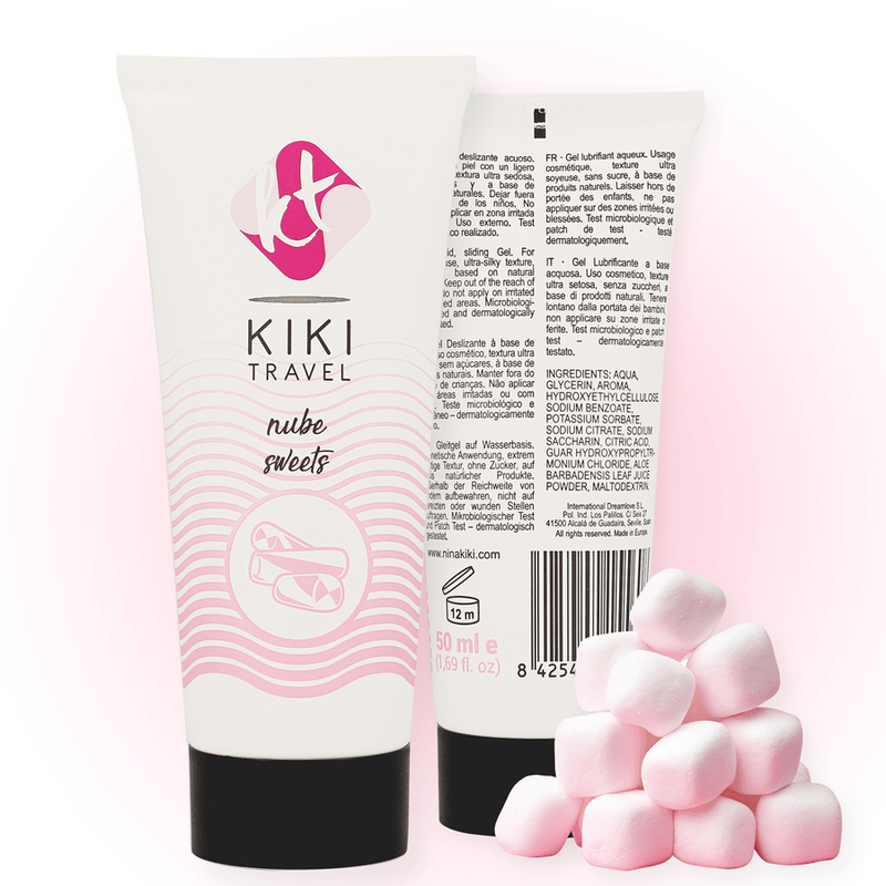 KIKÍ TRAVEL - LUBRICANTE SABOR A NUBE 50 ML - Sensuana.es