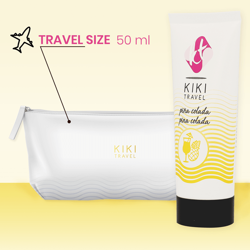 KIKÍ TRAVEL - LUBRICANTE SABOR A PIÑA COLADA 50 ML - Sensuana.es