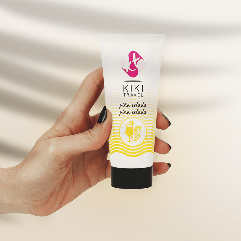 KIKÍ TRAVEL - LUBRICANTE SABOR A PIÑA COLADA 50 ML - Sensuana.es