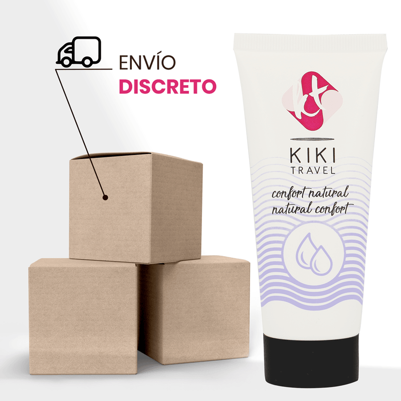 KIKÍ TRAVEL - GEL DESLIZANTE NATURAL CONFORT 50 ML - Sensuana.es