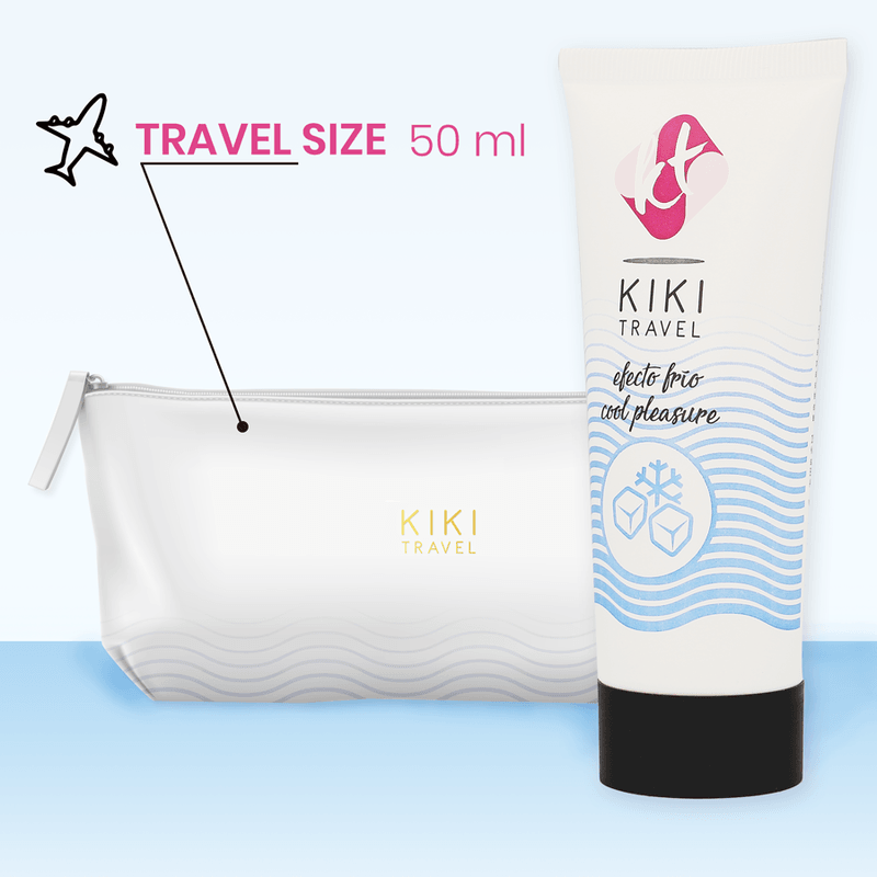 KIKÍ TRAVEL - GEL DESLIZANTE EFECTO FRÍO INTENSIFICADOR 50 ML - Sensuana.es